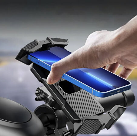 Yamaha R25-mt25 için Karbon Darbe emici titreşim engelleyici motosiklet telefon tutucu