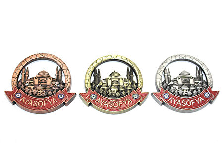 İstanbul Temalı Metal Magnet Model 4 