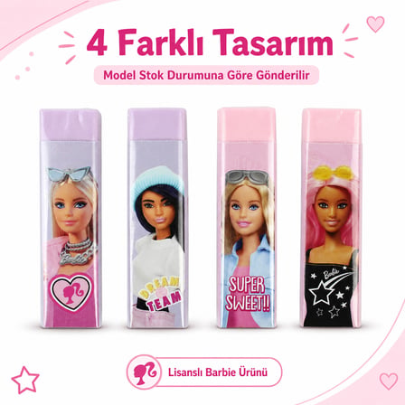 BakGelAl Barbie Renkli Silgi – Eğlenceli Çocuk Silgisi | Okul ve Kırtasiye Malzemesi