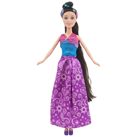 Prenses Bebek 30 cm - 66774 -3 - Mor