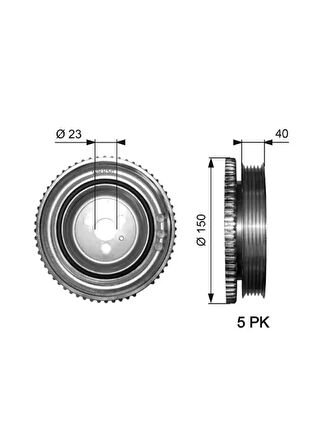 KRANK KASNAGI BRAVO GRANDE PUNTO IDEA PANDA PUN TO STILO 1.4 16V