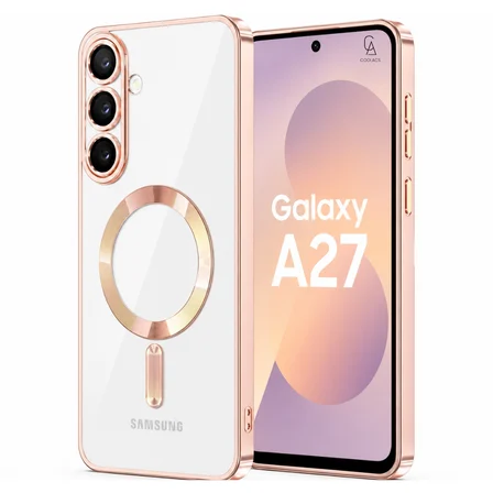 Samsung Galaxy A27 Uyumlu Kılıf Kamera Lens Koruyuculu Magsafe Özellikli Telefon Kılıfı Kapak