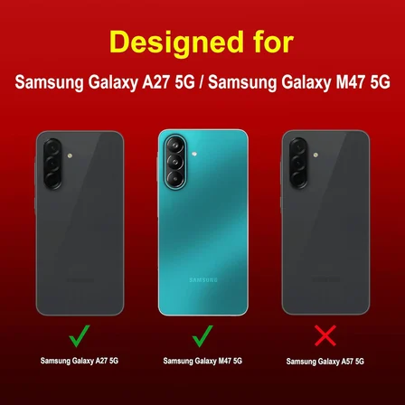Samsung Galaxy A27 Uyumlu Kılıf Esnek Tpu Oyuklu Arka Yüzey Tasarımlı Silikon Kapak