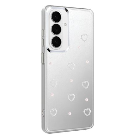 Samsung Galaxy S26 Plus Uyumlu Kılıf Simli Parlak Desenli Telefon Kılıfı Kapak