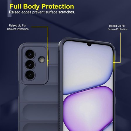 Samsung Galaxy A27 Uyumlu Kılıf Esnek Tpu Oyuklu Arka Yüzey Tasarımlı Silikon Kapak