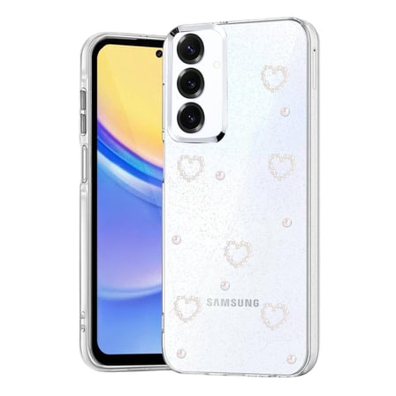 Samsung Galaxy S25 Plus Uyumlu Kılıf Simli Parlak Desenli Telefon Kılıfı Kapak