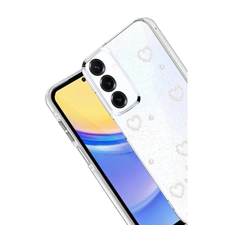 Samsung Galaxy S25 Plus Uyumlu Kılıf Simli Parlak Desenli Telefon Kılıfı Kapak