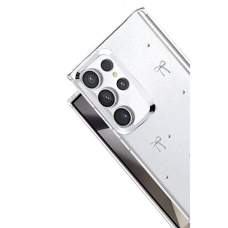 Samsung Galaxy S25 Ultra Uyumlu Kılıf Simli Parlak Desenli Telefon Kılıfı Kapak
