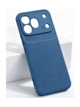 Honor 600 Pro Uyumlu Karbon Tasarım Silikon Telefon Kılıfı ve Temperli Cam Ekran Koruyucu