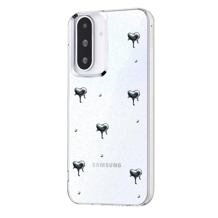Samsung Galaxy A36 Uyumlu Kılıf Simli Parlak Desenli Telefon Kılıfı Kapak