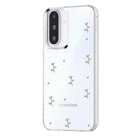Samsung Galaxy A36 Uyumlu Kılıf Simli Parlak Desenli Telefon Kılıfı Kapak