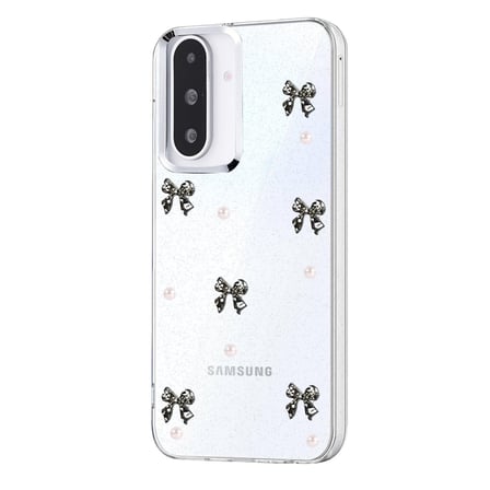 Samsung Galaxy A56 Uyumlu Kılıf Simli Parlak Desenli Telefon Kılıfı Kapak