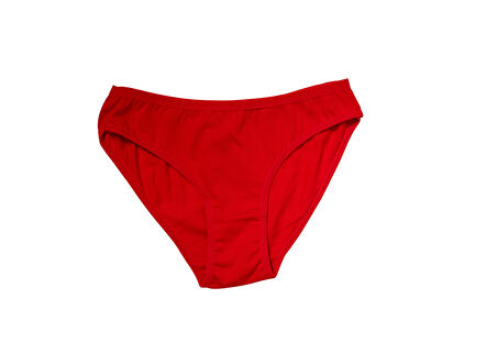 Kırmızı Yılbaşı Desenli Hoo Hoo Hoo Pamuklu Külot - Kırmızı - XL