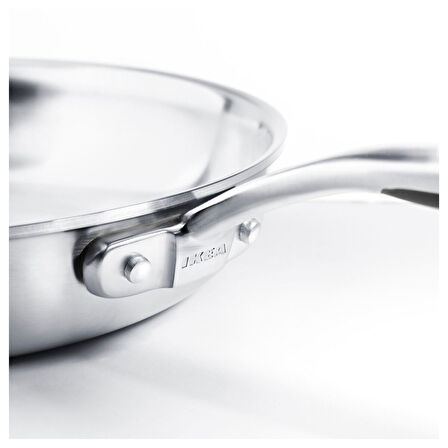 Kızartma tavası, paslanmaz çelik, 28 cm