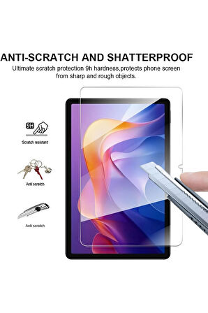 Xiaomi Redmi Pad 2 11 Inç ile Uyumlu Tam Koruma Nano Esnek Tablet Kırılmaz Ekran Koruyucu 2 Adet