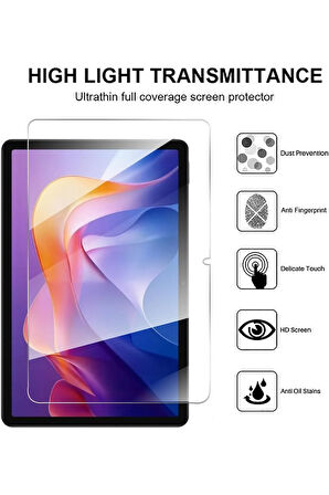 Xiaomi Redmi Pad 2 11 Inç ile Uyumlu Tam Koruma Nano Esnek Tablet Kırılmaz Ekran Koruyucu 2 Adet