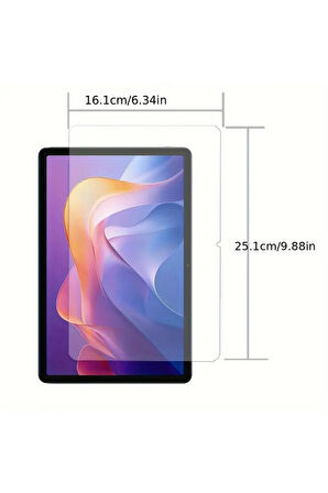 Xiaomi Redmi Pad 2 11 Inç ile Uyumlu Tam Koruma Nano Esnek Tablet Kırılmaz Ekran Koruyucu 3 Adet