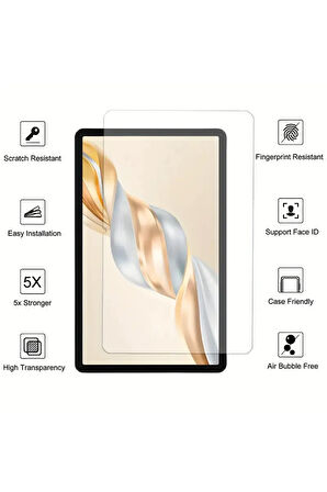 Honor Pad X9A 11.5 Inç ile Uyumlu Tam Koruma Nano Esnek Tablet Kırılmaz Ekran Koruyucu 3 Adet