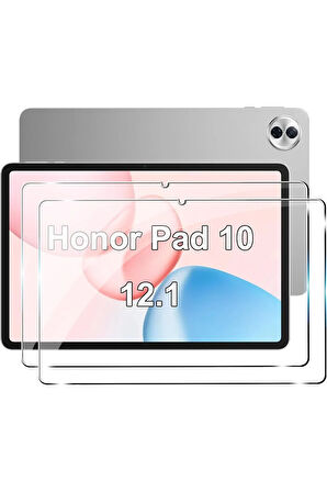 Honor Pad 10 12.1 Inç ile Uyumlu Tam Koruma Nano Esnek Tablet Kırılmaz Ekran Koruyucu 2 Adet
