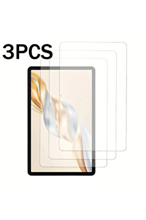 Honor Pad 10 12.1 Inç ile Uyumlu Tam Koruma Nano Esnek Tablet Kırılmaz Ekran Koruyucu 3 Adet