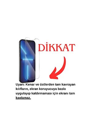 Xiaomi Redmi Note 13 Pro 5G ile Uyumlu Ekran Koruyucu Şeffaf Temperli Kırılmaz Cam Ekran Koruyucu