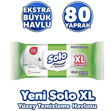 Solo Yüzey Temizleme Havlusu XL 80li 