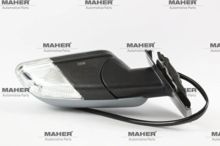 AYNA DIŞ DİKİZ POLO 2005-2009 ELEKTRİKLİ, ISITMALI, SİNYALLİ, ASTARLI SOL 6Q1857507AJ9B9