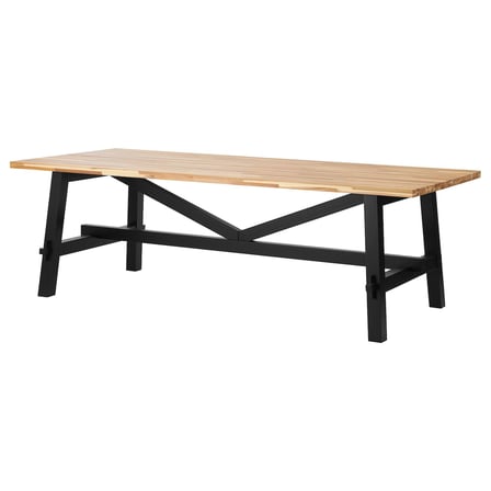 Yemek masası, akasya, 6-8 kişilik, 235x100 cm