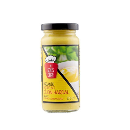 Jr. Sous Chef Organi̇k Ekstra Acı Hardal 210 Gr