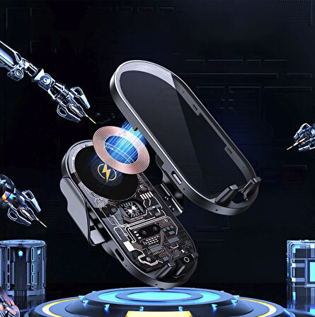 15w Hızlı şarj özellikli Magsafe araç içi telefon tutucu kablosuz şarj özellikli 