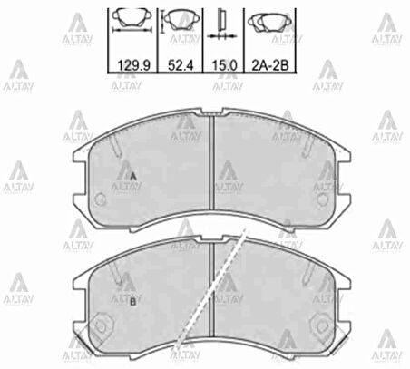 FREN BALATA 626 1988-1992 ÖN G211 33 28Z