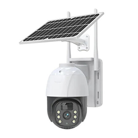 Güneş Enerjili Dış Mekan Güvenlik Kamerası 