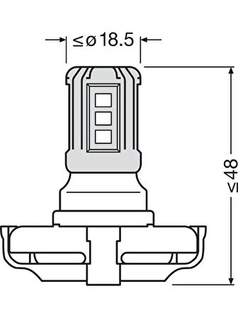 LED AMPUL 12 V PS19W