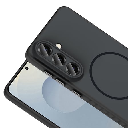 Samsung Galaxy A37 ile Uyumlu Kılıf M-Safe Kaymaz Kenar Yüzey Darbe Önleyici Telefon Kılıfı Kapak