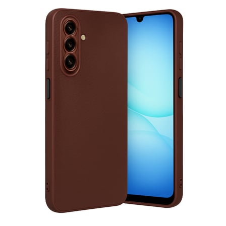 Samsung Galaxy A37 Uyumlu Deri Dokulu Yumuşak Silikon Telefon Kılıfı Kapak