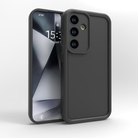 Samsung Galaxy A37 ile Uyumlu Kılıf Kamera Korumalı Yüksek Kenarlı Kapak