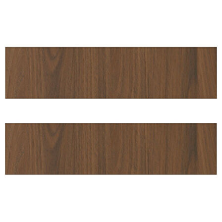 Çekmece ön paneli, kahverengi ceviz görünüm, 40x10 cm