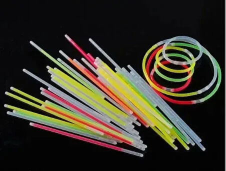 10 Adet Karanlıkta Işık Veren Bracelet Fosforlu Kırılan Çubuk Bileklik
