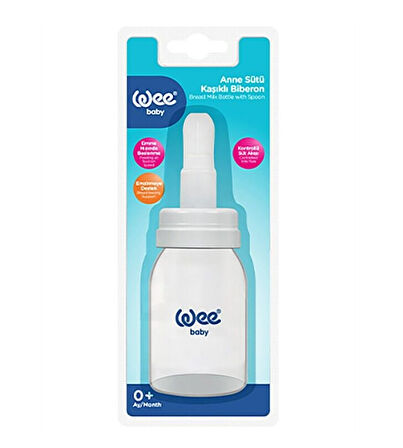 Wee Baby Anne Sütü Kaşıklı Biberon 988