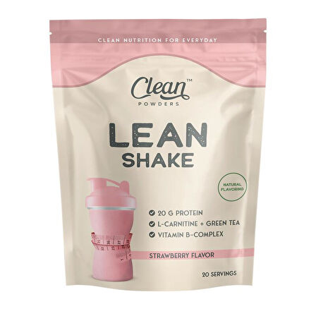 Clean Powders Lean Shake Çilek, 600 G