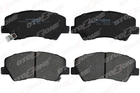 ÖN FREN BALATA HYUNDAI ACCENT BLUE 1.4L 1.6L BENZINLI 10- 1.6L CRDI DIZEL 10- / ELANTRA 1.6L D4FB G4FG 6 VITES 16- / KIA RIO 1.4L D4FC 11- 581011RA00 581011RA05 581011WA35