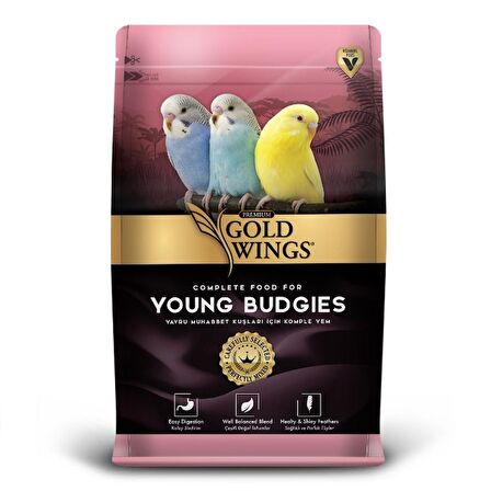 Gold Wings Premium 1 Kg Muhabbet Kuşu Yemi 