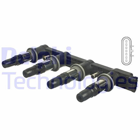 ATEŞLEME BOBİNİ CHEVROLET AVEO 1.4 2006 CRUZE 1.4-1.6-1.8 2009 KALOS 1.4 2005 LACETTI 1.4-1.6 2005 96476979 25186686