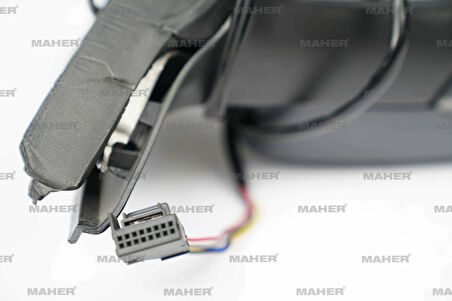 AYNA DIŞ DİKİZ GOLF5 2003-2008 ELEKTRİKLİ, ISITMALI, SİNYALLİ, ASTARLI SAĞ 1K1857508CN9B9