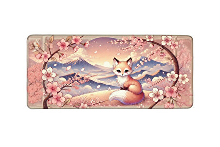 Rygen Gaming Mouse Pad 90x40 Kitsune Mousepad Xxl Oyuncu Mouse Pad Büyük Mousepad