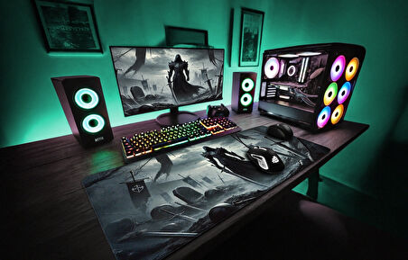 Rygen Gaming Mouse Pad 90x40 Nocturne Mousepad Xxl Oyuncu Mouse Pad Büyük Mousepad