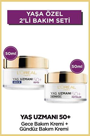 Loreal Paris Yaş Uzmanı 50+ Kırışıklık Karşıtı Yenileyici Krem 50 ml Gece + Gündüz