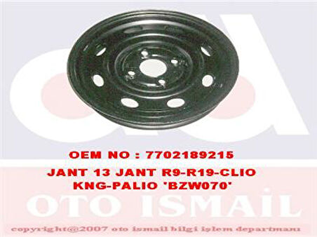 JANT 13 JANT 4 BİJON R9-R19-R21-MEGANE 1-CLIO-KANGOO 7702189215 7701349748
