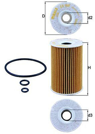 YAĞ FİLTRESİ CADDY 3-GOLF 6-JETTA 3-4-PASSAT-POLO-TIGUAN-TOURAN-T5-OCTAVIA-LEON-IBIZA-A1-A3-A4 03L115466 03L115562
