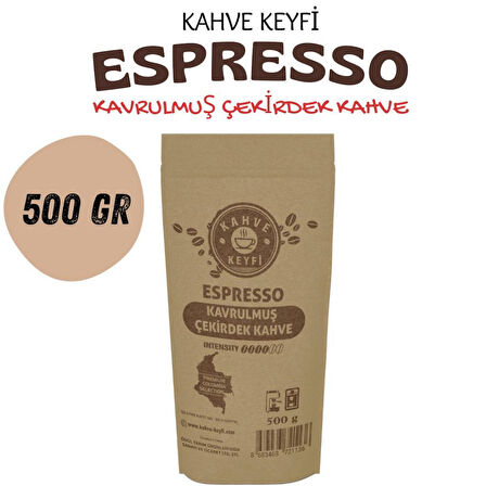 Kahve Kyefi Espresso Kavrulmuş Çekirdek 500 Gr